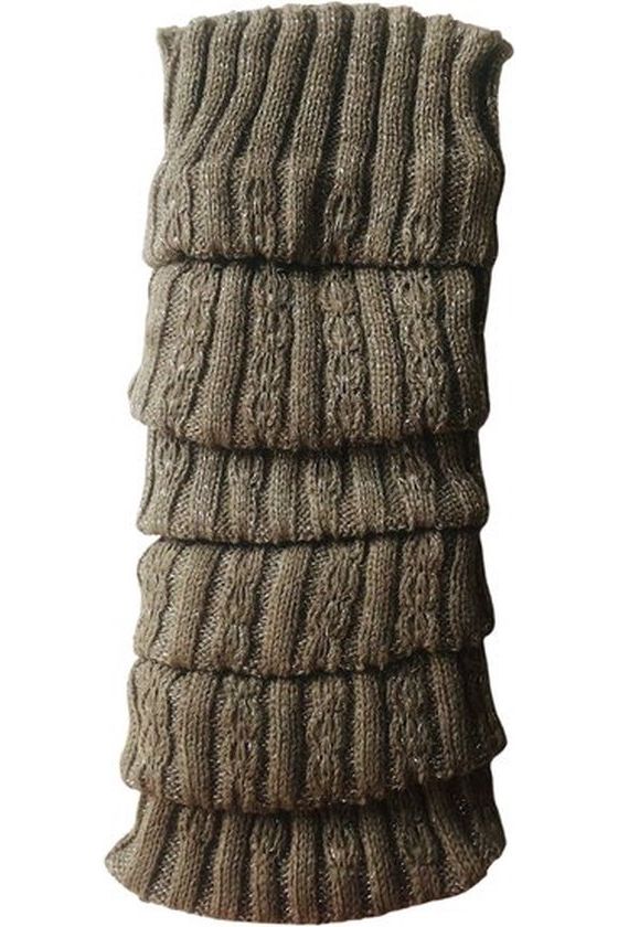 Beige beenwarmers