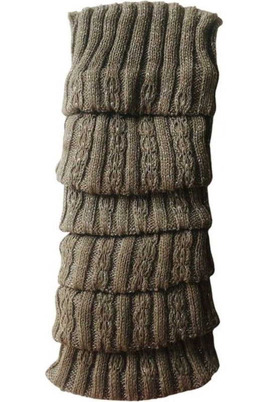 Beige beenwarmers