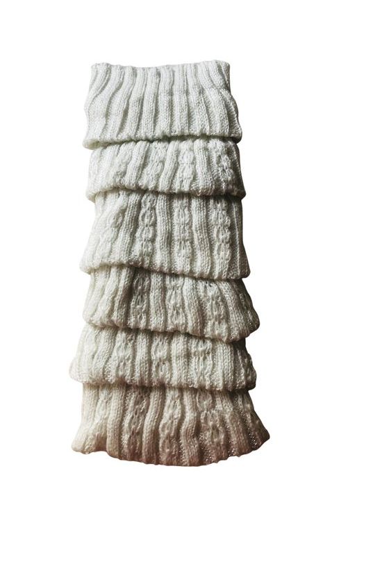 Witte beenwarmers