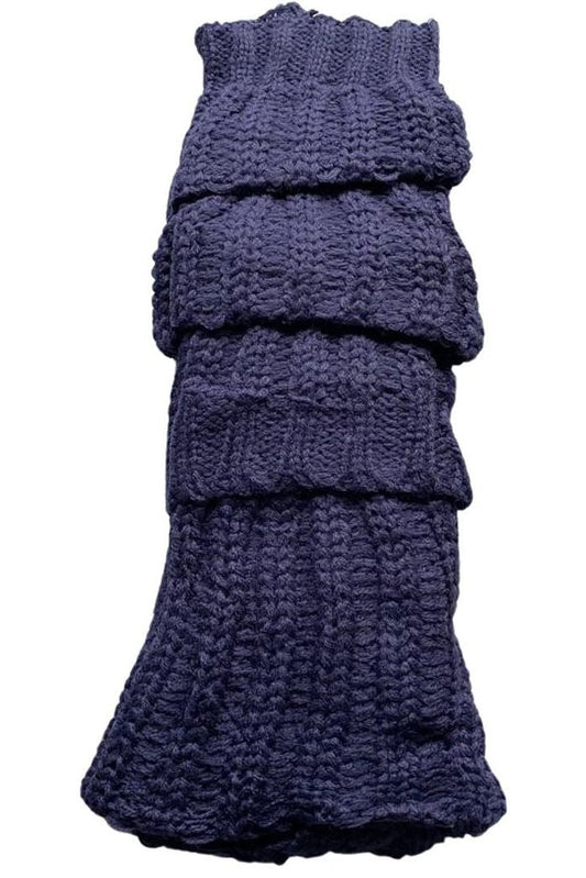 Blauwe beenwarmers