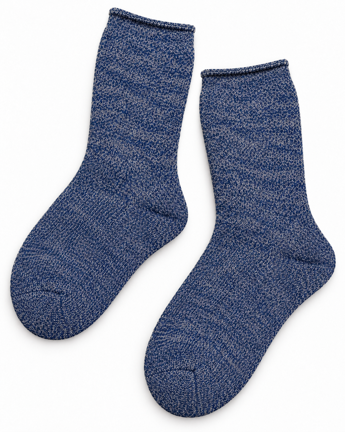 Thermo Fleece Huissokken (One Size) – Blauw – extra aanzicht