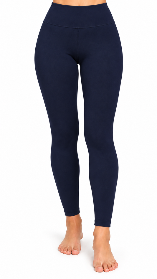 Thermo legging navy — vooraanzicht